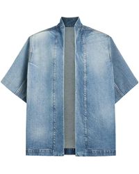 Alaïa - Alaïa Denim Reverse Jacket - Lyst