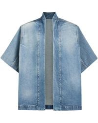 Alaïa - Alaïa Denim Reverse Jacket - Lyst