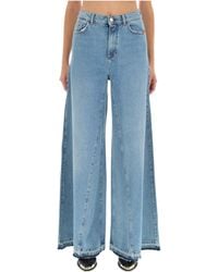 AMISH - Wide-Leg Jeans - Lyst