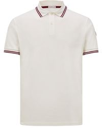 Moncler - Logo Patch Short-Sleeved Polo Shirt - Lyst