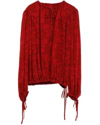 Dries Van Noten - Round Neck Long Sleeve Top - Lyst