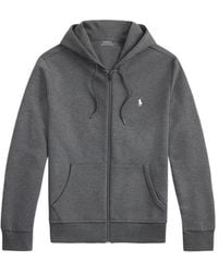 Polo Ralph Lauren - Pony Embroidered Zip-Up Hoodie - Lyst