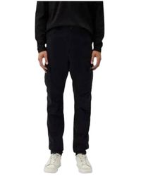C.P. Company - Logo Patch Stretch Cargo Pants - Lyst