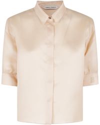 Alberta Ferretti - Short-Sleeved Boxy Shirt - Lyst