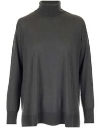Max Mara - Long-Sleeved High-Neck Pullover - Lyst
