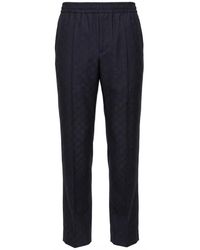 Gucci - Gg Cropped Trousers - Lyst
