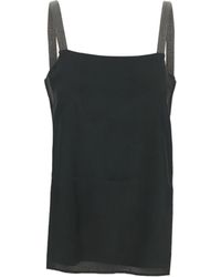 Fabiana Filippi - Square-Neck Sleeveless Top - Lyst