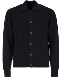 Peserico - English Ribbed Wool Cardigan - Lyst