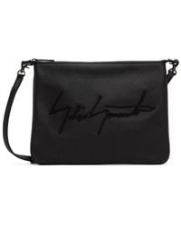 Yohji Yamamoto - Discord Embroidered Shoulder Bag - Lyst