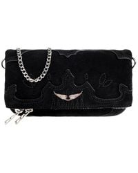 Zadig & Voltaire - Rock Nano Chain Shoulder Bag - Lyst