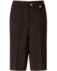 Pinko - Logo-Patch Pleated Trousers - Lyst