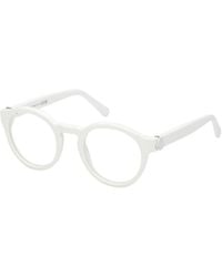 Moncler - Eyewear Round Frame Glasses - Lyst