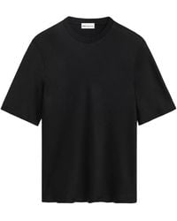 Ami Paris - Satin Short-Sleeve Blouse - Lyst