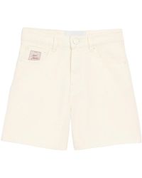 Ami Paris - Ami Heritage Label Denim Shorts - Lyst