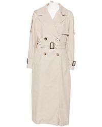 Max Mara - Collared Long-Sleeved Trench Coat - Lyst