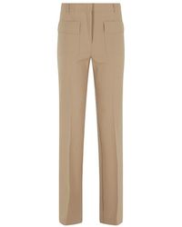 Semicouture - Casual Pants With Belt Loops - Lyst