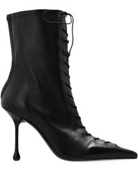Jimmy Choo - Scarlett Heeled Ankle Boots - Lyst