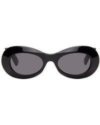 Gucci - Eyewear Oval Frame Sunglasses - Lyst