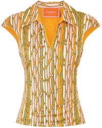La DoubleJ - Sleeveless Stretch Polo - Lyst