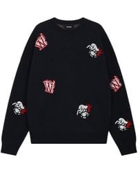 we11done - Crew-Neck Sweater - Lyst