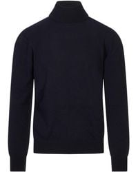Agnona - Long-Sleeve High-Neck Top - Lyst