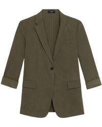 Theory - Single-Button Lapel Jacket - Lyst