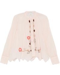 forte_forte - Scalloped-Hem Shirt - Lyst