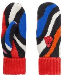 PUCCI - Appliqué Wool Jacquard Gloves - Lyst