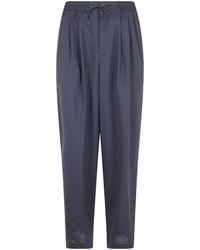 PT01 - Drawstring Pleated Trousers - Lyst