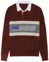 Balenciaga - Sporty Block Patched Polo Shirt - Lyst