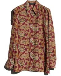 Gucci - Printed Silk Habotai Shirt - Lyst