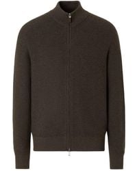 ZEGNA - Dark And Dark Cashseta Full Zip Cardigan - Lyst