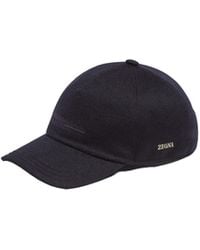 ZEGNA - Double-Stripe Baseball Cap - Lyst
