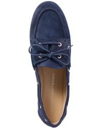 Stuart Weitzman - Suede Boat Shoes - Lyst