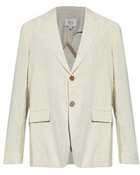 Maison Kitsuné - Logo-Patch Single-Breasted Tailored Blazer - Lyst