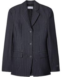 Off-White c/o Virgil Abloh - Single-Breasted Long-Sleeved Blazer - Lyst