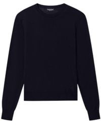 Emporio Armani - Crew-Neck Knitted Sweater - Lyst
