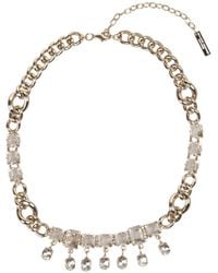 Ermanno Scervino - Embellished Chain Necklace - Lyst