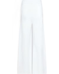 Max Mara - Viscose Crepe Trousers - Lyst
