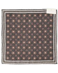 Brunello Cucinelli - Geometric-Print Silk Handkerchief - Lyst