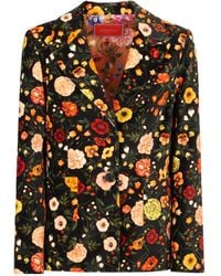 La DoubleJ - La Doublej 24 7 Single Breasted Floral Jacket - Lyst