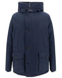 Woolrich - Arctic Button-Up Padded Jacket - Lyst