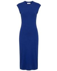 Jil Sander - Cap Sleeve Fitted Dress - Lyst