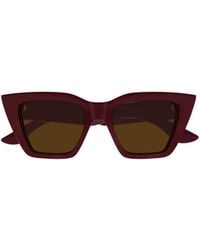 McQueen - Eyewear Cat-Eye Frame Sunglasses - Lyst