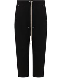 Rick Owens - Drop-Crotch Cropped Trousers - Lyst