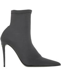 Dolce & Gabbana - Solid Color Ankle Boots - Lyst