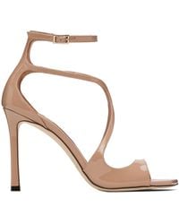 Jimmy Choo - Square Toe High Heel Sandals - Lyst