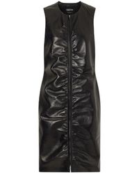 Tom Ford - Leather Midi Dress - Lyst
