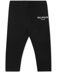 Balmain - Logo-Print Leggings - Lyst