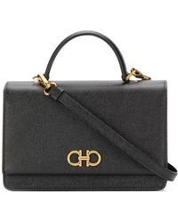 Ferragamo - Logo Shoulder Bag - Lyst